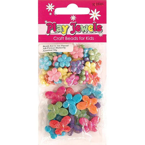 Twin Pack Flower & Butterfly Bead Kit